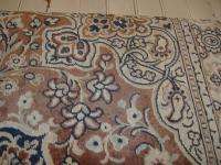   Oriental Inspired Flat Pile Area Rug 78x50 Vintage Carpet Antique