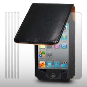  IPOD TOUCH 4 PU LEATHER FLIP CASE / POUCH / WALLET / COVER 
