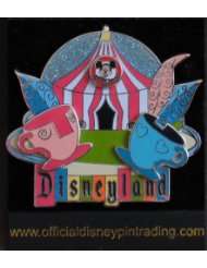 Disney 3 Dimension Collectible Pin Disneyland Tea Cups 3 Dimensional 