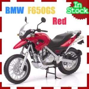 12 BMW F650GS Diecast Motor Bike Motorcycle Model  