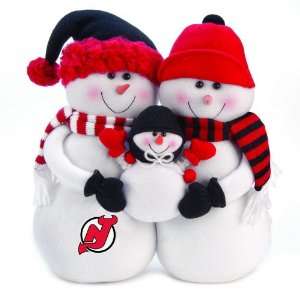  NHL New Jersey Devils Snowmen Family Holiday Table Top 