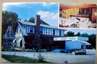 1970 CARD STONE HOUSE RESTAURANT & MOTEL TICONDEROGA NY  