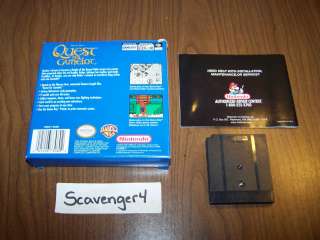 Quest for Camelot Game Boy Color Nintendo GB GBC OOP 045496730802 