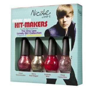  Merry Mini Hit Makers Justin Bieber Nail Polish SET 