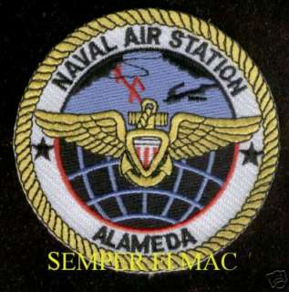 NAS ALAMEDA AUTHENTIC PATCH US NAVY AIR STATION PIN  