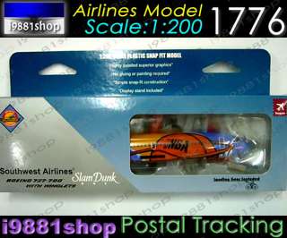 HW 1776 Boeing 737 700 Southwest Airlines Slam Dunk NBA  