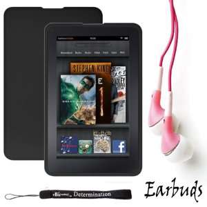  Black  Kindle Fire Tablet Silicone Skin + Includes a 