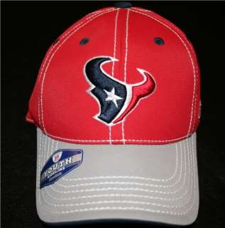 NEW NFL HOUSTON TEXANS Logo Slot Back Hat Cap Sz. YOUTH  