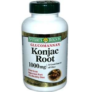  Glucomannan Konjac Root, 1000 mg, 45 Capsules Health 