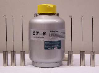 CT 6 CTCryogenics Liquid Nitrogen LN2 Semen Tank  