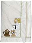 Day at the Zoo Applique Baby Blanket by NoJo
