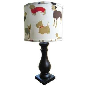  Black Column Lamp with Best Friend Shade