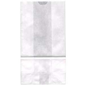  White Kraft Lunch Bags (Large 6 x 11 x 3 3/4)   25 bags 