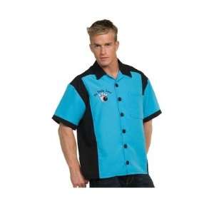  Bowling Shirt Costume in Turquoise Toys & Games