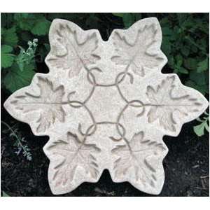  Cast Stone Leaf Stepping Stone Indoor Outdoor Plaque 