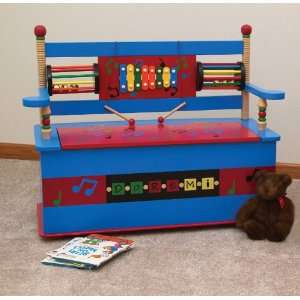  Levels of Discovery Musical Toy Box Bench
