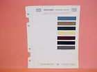 1938 HUPMOBILE PAINT CHIPS COLOR CHART BROCHURE 38
