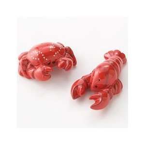   Seafood Salt & Pepper Shaker Set   Crab and Lobster