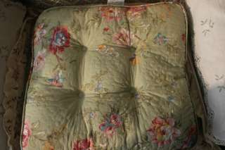 Shabby and vintage Floral Soft Chair Pad w/Filling 03  