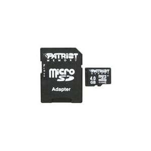   Signature 4GB Micro SDHC Flash Card with 2 Adapters Electronics