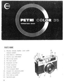 Petri Color 35 Instruction Manual  