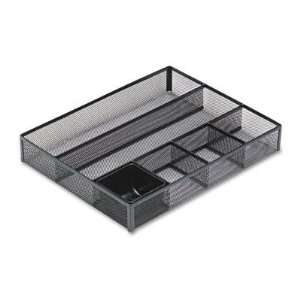   Organizer, Metal Mesh, 15 1/4Wx11 7/8Dx2 1/2H, BLK