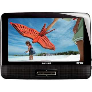 Philips PD9012 Portable 9 LCD DVD Player W/Stereo Speakers  
