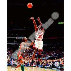  Michael Jordan Game 6 of the 1996 NBA Finals Action 