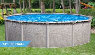   54 High Above Ground Swimming Pool Kit 7 Wide Top & 40Yr. Warranty