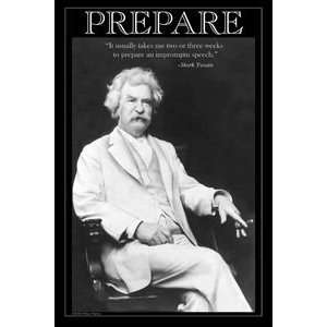  Prepare   12x18 Framed Print in Gold Frame (17x23 finished 