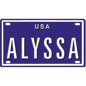   name usa plate in search. Your name will show up.