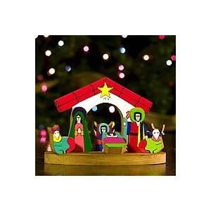   nativity scene, Christmas in El Salvador (set of 8)