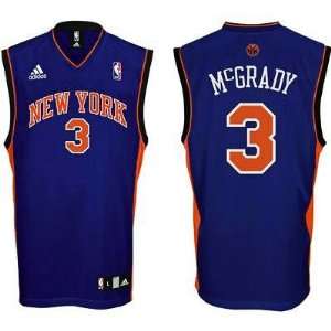  New York Knicks #3 Mcgrady Blue Jersey