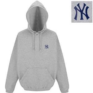  New York Yankees MLB Goalie Hooded Sweatshirt (Heather 