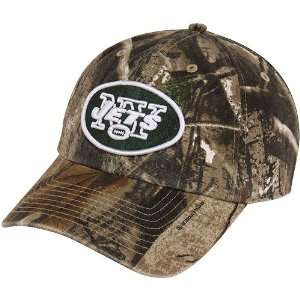 NFL 47 Brand New York Jets Clean Up Adjustable Hat   Realtree Camo 