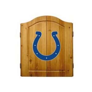  Indianapolis Colts NFL Dart Cabinet and Dartboard Set by 