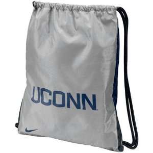  Nike Connecticut Huskies (UConn) Gray Navy Blue Home & Away Gym Bag 