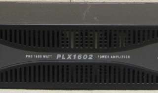 QSC AUDIO PRO 1600 WATT PLX1602 POWER AMPLIFIER SERIAL NUMBER 