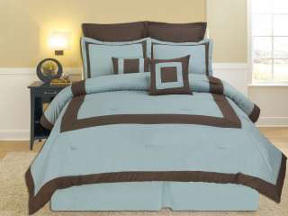 Spain, Italy, Hotel Block, Oversize 8 Piece Comforter Bed In A Bag Set 