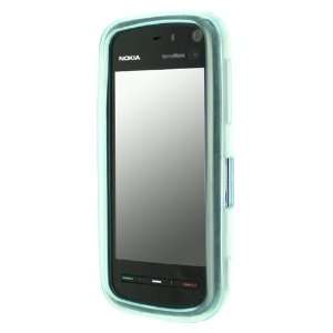   Turquoise Hydro Gel Case for Nokia 5800 XpressMusic Electronics