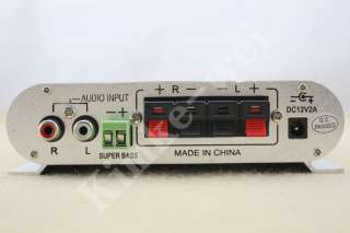 Mini Radio  Stereo Car Bike Hi Fi Amplifier 200W 12V  