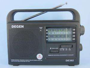 DEGEN DE392 FM/AM/SW1 2/TV Noise Limit Emergecy Radio  