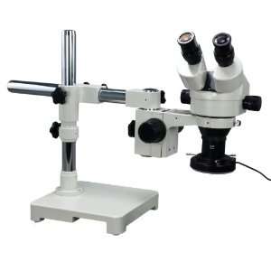 OMAX 7X 45X Zoom Single Bar Boom Stand Binocular Stereo Microscope 
