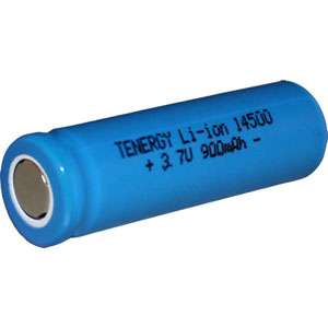 Lithium Ion AA Rechargeable Battery 14500 3.7V 900mAh  