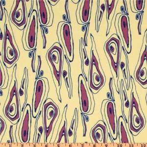  44 Wide Tina Givens Opal Owl Grain Violet Fabric By The 
