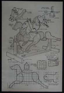 ROCKING HORSE No Springs How To PLANS Easy to build Project  