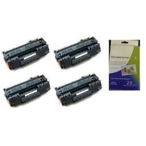  Cartridges plus 1 Package of 20 sheets, 4 x 6 inch Glossy Photo Papers