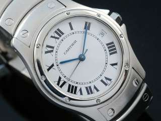 Cartier Ronde Stainless Steel Automatic Mens Watch  