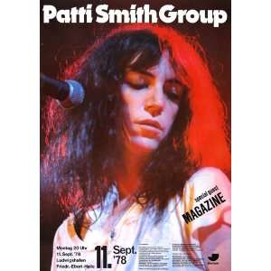  Patti Smith Group   Easter 1978   CONCERT   POSTER from 