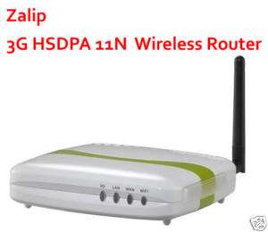 Zalip 3G 3.5G HSDPA EVDO 11N Wireless Router + USB Port  